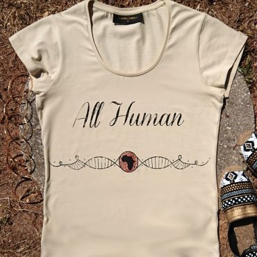 All Human T-shirt beige Africa